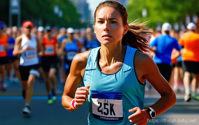 러닝 속도 증가 훈련법 - **Prompt 1: Dynamic Interval Training Session**
    "A female athlete, in her mid-20s, with a powerf...