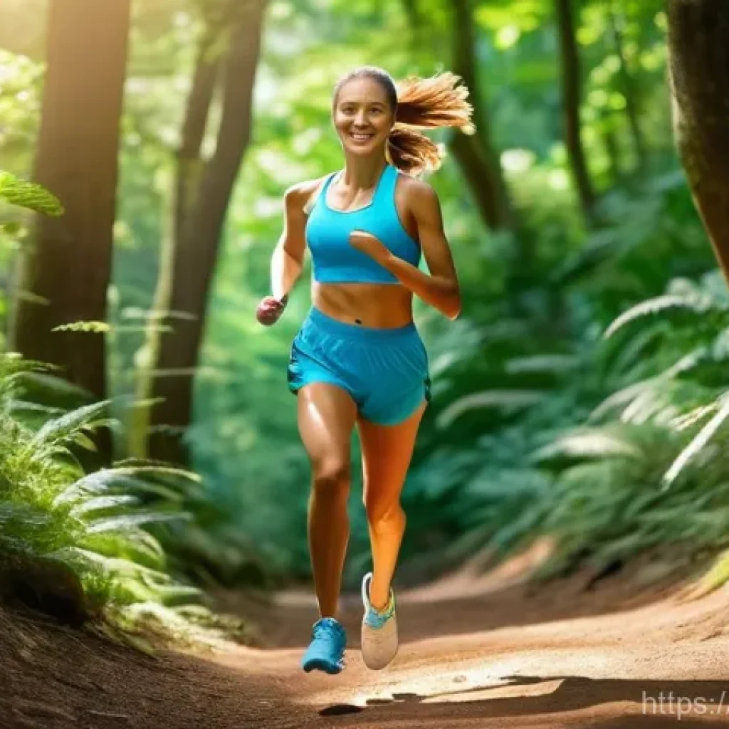 러닝 중독 증상과 해결법 - **Prompt 1: The Serene Runner's Escape**
    A vibrant, realistic image of a female runner in her la...
